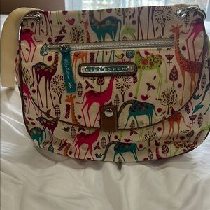 LeSportsac Multicolor Giraffe Print Women's Bag